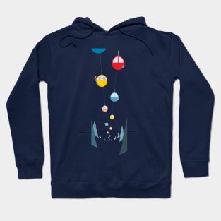 Gondolas in the mist Hoodie